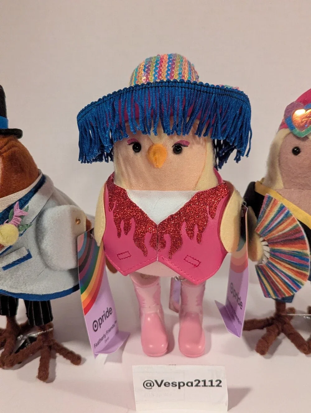 Target Featherly Friend Pride Festival Boots Dandy 3pc Set Summer Fabric Bird 26